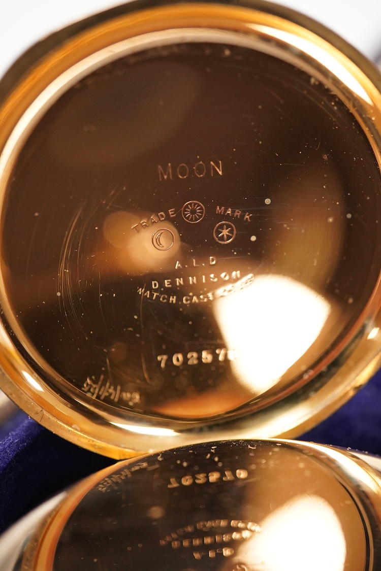 A 9ct gold bracelet, 18cm, 3.5 grams and a quantity of silver, white metal, 925 and costume jewellery, a gold plated half hunter pocket watch contained in a jewellery box.